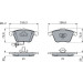 BOSCH | Bremsbelagsatz, Scheibenbremse | 0 986 494 104 BOSCH | Bremsbelagsatz, Scheibenbremse | 0 986 494 104