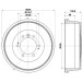 Hella | Bremstrommel | 8DT 355 302-921 Hella | Bremstrommel | 8DT 355 302-921
