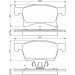 BOSCH Bremsbelagsatz, Scheibenbremse 0 986 494 823