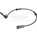 Metzger | Sensor, Raddrehzahl | 09001605 Metzger | Sensor, Raddrehzahl | 09001605