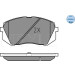 Meyle | Bremsbelagsatz, Scheibenbremse | 025 245 0116/W Meyle | Bremsbelagsatz, Scheibenbremse | 025 245 0116/W
