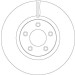 Bremsscheibe TRW SINGLE DF6490S