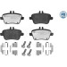 Meyle | Bremsbelagsatz, Scheibenbremse | 025 248 4818/PD Meyle | Bremsbelagsatz, Scheibenbremse | 025 248 4818/PD