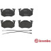 Brembo | Bremsbelagsatz, Scheibenbremse | P 68 015