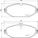 Hella | Bremsbelagsatz, Scheibenbremse | 8DB 355 021-921