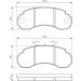 BOSCH Bremsbelagsatz, Scheibenbremse 0 986 460 947 BOSCH Bremsbelagsatz, Scheibenbremse 0 986 460 947