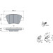 BOSCH | Bremsbelagsatz, Scheibenbremse | 0 986 494 643 BOSCH | Bremsbelagsatz, Scheibenbremse | 0 986 494 643