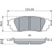 BOSCH | Bremsbelagsatz, Scheibenbremse | 0 986 424 840 BOSCH | Bremsbelagsatz, Scheibenbremse | 0 986 424 840
