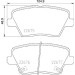 Brembo | Bremsbelagsatz, Scheibenbremse | P 30 109 Brembo | Bremsbelagsatz, Scheibenbremse | P 30 109