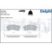 Delphi | Bremsbelagsatz, Scheibenbremse | LP3153