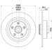 Hella | Bremsscheibe | 8DD 355 123-321 Hella | Bremsscheibe | 8DD 355 123-321