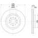 Hella | Bremsscheibe | 8DD 355 106-171 Hella | Bremsscheibe | 8DD 355 106-171