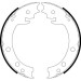 Hella | Bremsbackensatz, Feststellbremse | 8DA 355 050-971