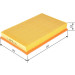 BOSCH 1 457 433 087 Luftfilter