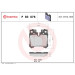 Brembo Bremsbelagsatz, Scheibenbremse PRIME LINE P 83 076