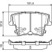 BOSCH | Bremsbelagsatz, Scheibenbremse | 0 986 494 678 BOSCH | Bremsbelagsatz, Scheibenbremse | 0 986 494 678