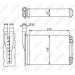 NRF | Wärmetauscher, Innenraumheizung | 507339 NRF | Wärmetauscher, Innenraumheizung | 507339