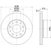 Hella | Bremsscheibe | 8DD 355 122-701