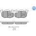 Meyle | Bremsbelagsatz, Scheibenbremse | 025 209 0518/W Meyle | Bremsbelagsatz, Scheibenbremse | 025 209 0518/W