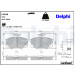 Delphi | Bremsbelagsatz, Scheibenbremse | LP459 Delphi | Bremsbelagsatz, Scheibenbremse | LP459