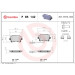 Brembo | Bremsbelagsatz, Scheibenbremse | P 85 142 Brembo | Bremsbelagsatz, Scheibenbremse | P 85 142