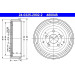 ATE | Bremstrommel | 24.0225-2002.2 ATE | Bremstrommel | 24.0225-2002.2