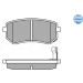 Meyle | Bremsbelagsatz, Scheibenbremse | 025 242 7614/W Meyle | Bremsbelagsatz, Scheibenbremse | 025 242 7614/W