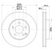 Hella | Bremsscheibe | 8DD 355 108-781