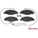 Brembo | Bremsbelagsatz, Scheibenbremse | P 61 061