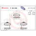 Brembo | Bremsbelagsatz, Scheibenbremse | P 30 045 Brembo | Bremsbelagsatz, Scheibenbremse | P 30 045