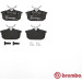 Brembo | Bremsbelagsatz, Scheibenbremse | P 54 023 Brembo | Bremsbelagsatz, Scheibenbremse | P 54 023