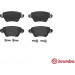 Brembo | Bremsbelagsatz, Scheibenbremse | P 24 059 Brembo | Bremsbelagsatz, Scheibenbremse | P 24 059
