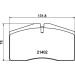 Hella | Bremsbelagsatz, Scheibenbremse | 8DB 355 018-301