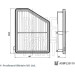 ADBP220119 Luftfilter
