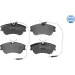 025 218 8818 Bremsbelagsatz, Scheibenbremse MEYLE-ORIGINAL: True to OE.