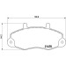 Brembo | Bremsbelagsatz, Scheibenbremse | P 24 032 Brembo | Bremsbelagsatz, Scheibenbremse | P 24 032
