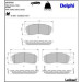 Delphi Bremsbelagsatz, Scheibenbremse LP2710