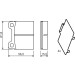 BOSCH | Bremsbelagsatz, Scheibenbremse | 0 986 466 302