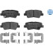 025 253 3715/W Bremsbelagsatz, Scheibenbremse MEYLE-ORIGINAL: True to OE.