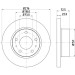 Hella | Bremsscheibe | 8DD 355 107-401