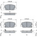 BOSCH | Bremsbelagsatz, Scheibenbremse | 0 986 424 896 BOSCH | Bremsbelagsatz, Scheibenbremse | 0 986 424 896