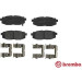 Brembo | Bremsbelagsatz, Scheibenbremse | P 78 018 Brembo | Bremsbelagsatz, Scheibenbremse | P 78 018