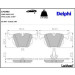 Delphi Bremsbelagsatz, Scheibenbremse LP1803 Delphi Bremsbelagsatz, Scheibenbremse LP1803