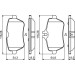 0 986 494 790 Bremsbelagsatz, Scheibenbremse