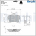 Delphi | Bremsbelagsatz, Scheibenbremse | LP571 Delphi | Bremsbelagsatz, Scheibenbremse | LP571