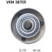 VKM 38705 Umlenk-/Führungsrolle, Keilrippenriemen