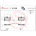 Brembo | Bremsbelagsatz, Scheibenbremse | P 85 066 Brembo | Bremsbelagsatz, Scheibenbremse | P 85 066