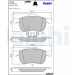 Delphi | Bremsbelagsatz, Scheibenbremse | LP1458