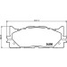 Hella | Bremsbelagsatz, Scheibenbremse | 8DB 355 012-401
