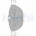 Delphi | Bremsbelagsatz, Scheibenbremse | LP2091 Delphi | Bremsbelagsatz, Scheibenbremse | LP2091